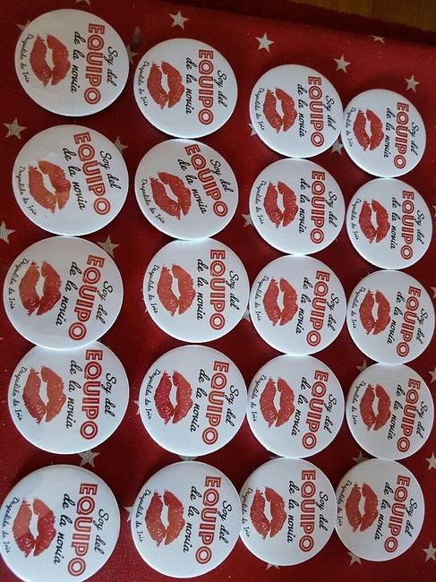 Mis chapas para la boda y mi despedida - 2