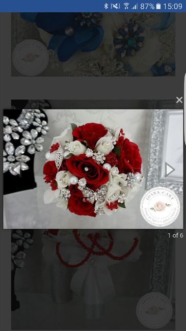 Ramo rojo y blanco - 1