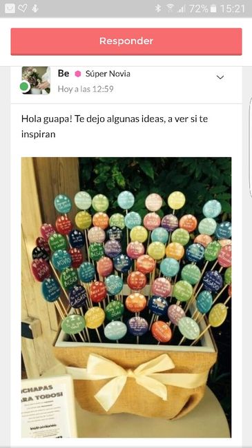 Chapas para la boda - 1