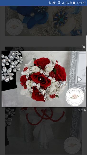 Ramo de novia con pedreria - 1