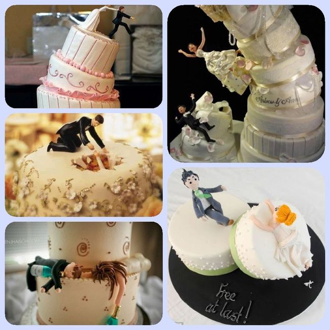 Tartas de boda en clave de humor - 1