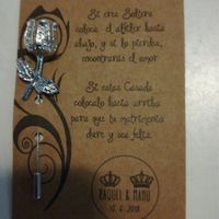 Tarjetas alfileres boda - 1