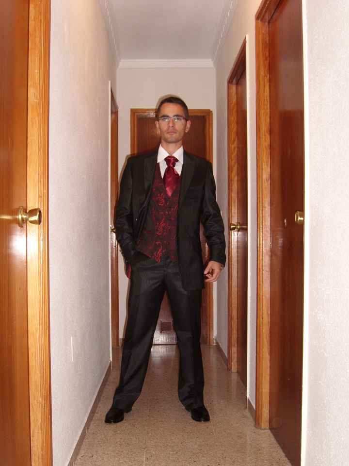 traje del novio