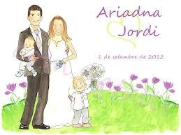 invitación boda con peques