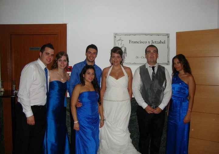 Con mis damas de honor