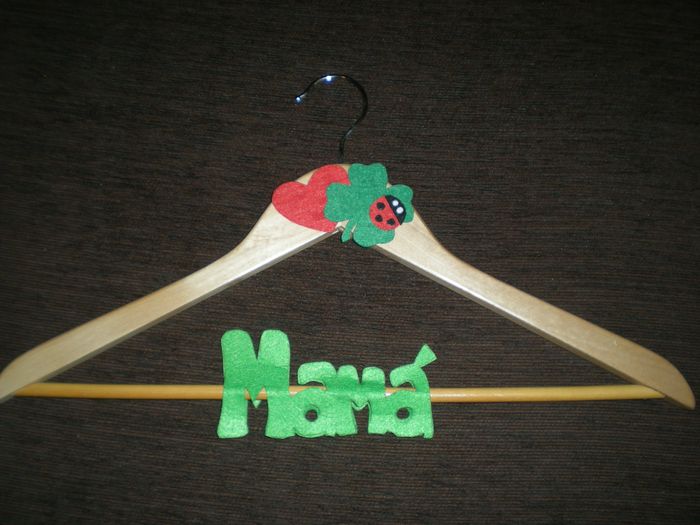 La percha personalizada de mi mami