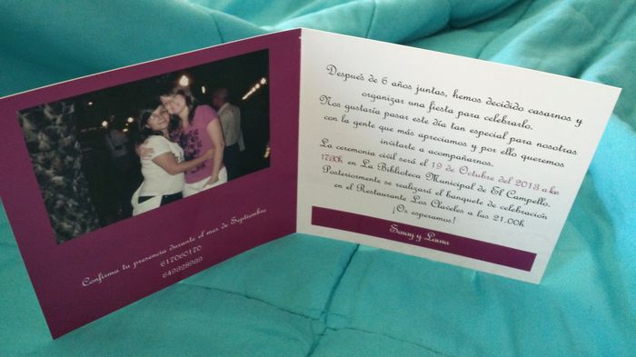 Tarjetas de invitacion - 2