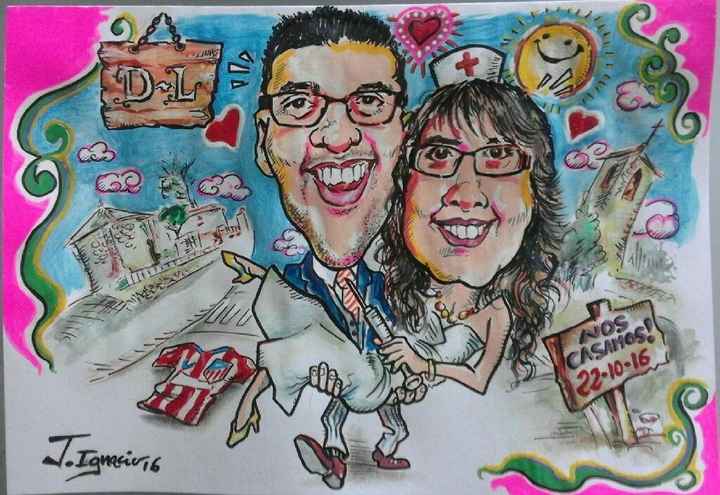 Caricaturas para las invitaciones - 1