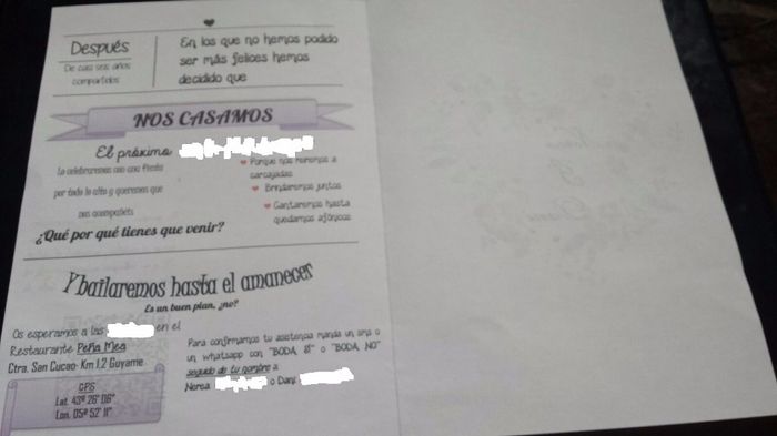 Invitación por dentro