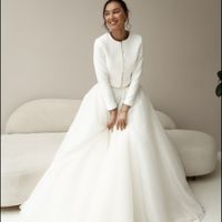 Abrigo para el vestido palabra de honor - 1