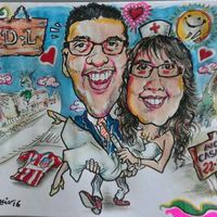 Caricaturas para las invitaciones - 1
