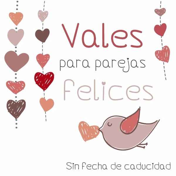 Vales para parejas felices