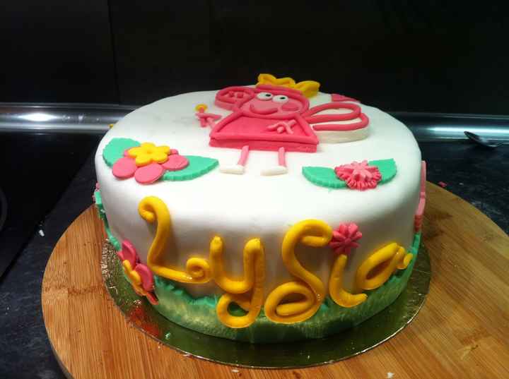 Tarta fondant Peppa Pig