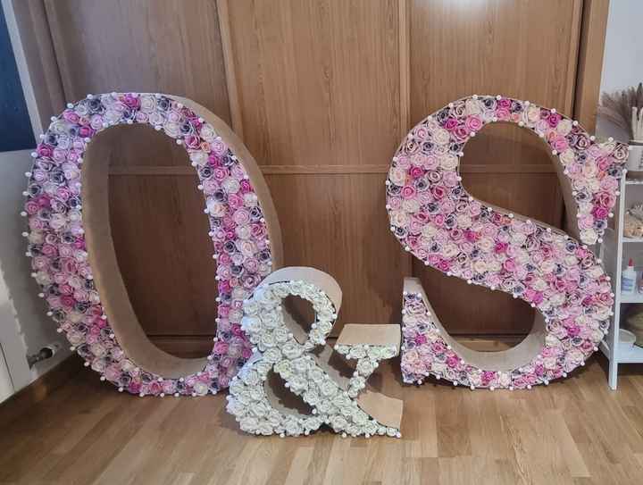 iniciales grandes boda - Paso a Paso - 17