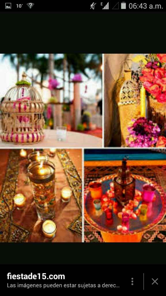 Que ideas me darían para una boda arabe - 4