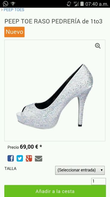 Zapatos con brillantes - 1