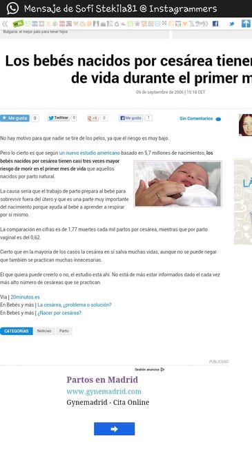 Parto natural, epidural, cesarea...que preferis? - 1