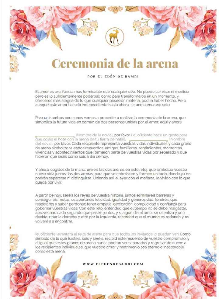  Ceremonia de la arena - 1