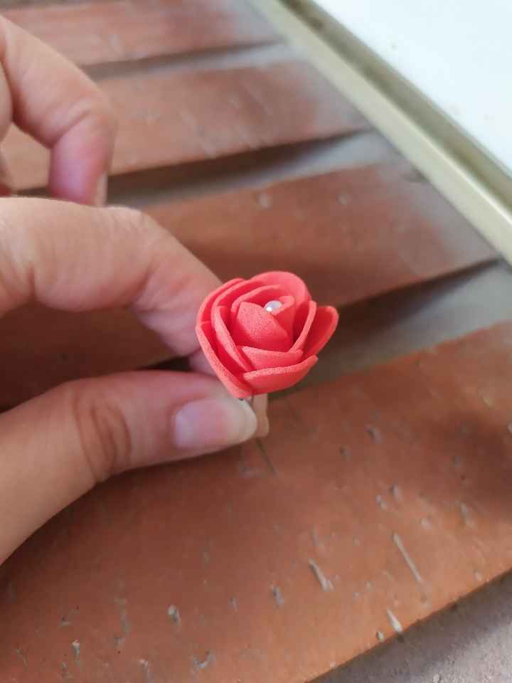 Alfileres novia caseros - 2