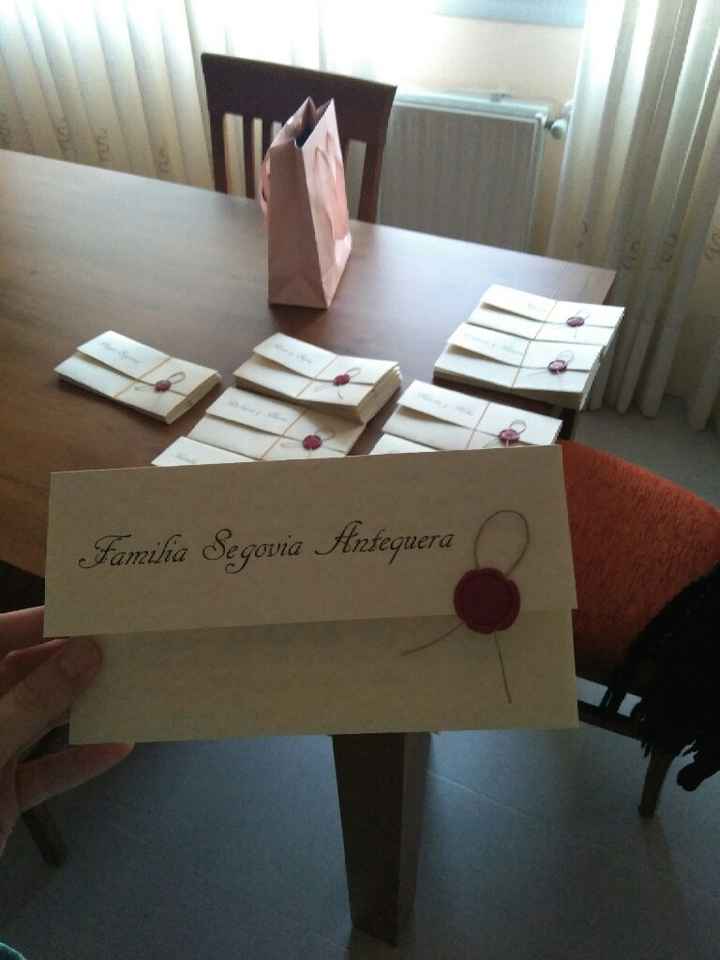 Ya tenemos las invitaciones:) - 1