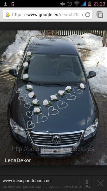 ¿Cómo se decora al coche de la novia? - 2