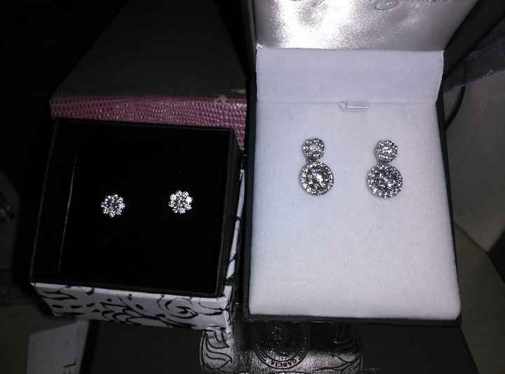 Pendientes de brillantitos - 1