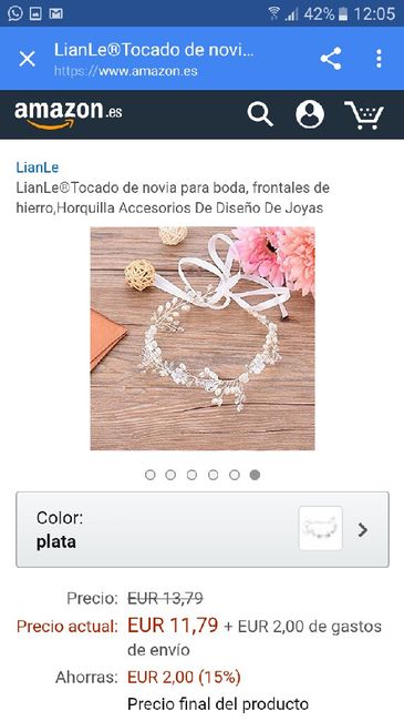 Tocados amazon - 2