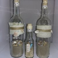 Botellas de cristal para invitaciones de boda - 1