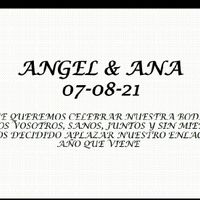 Avisar invitados del aplazamiento de la boda - 1
