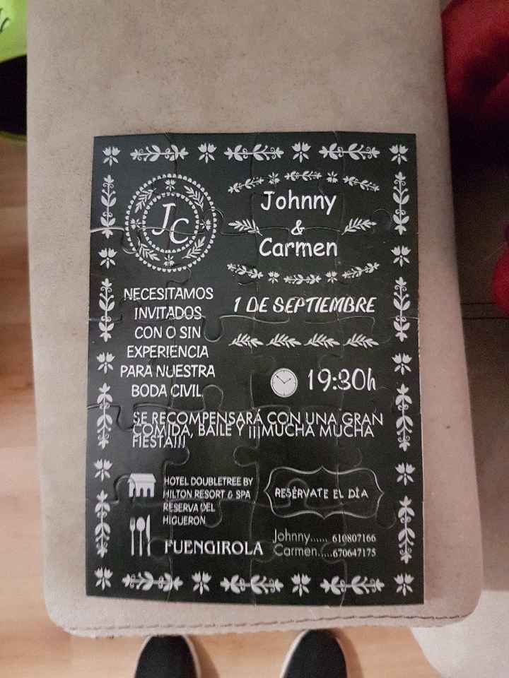 Ya tengo nis invitaciones!!! - 1