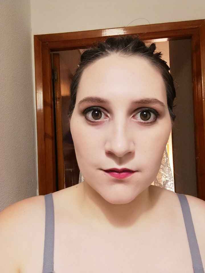 Mi autoprueba de maquillaje!! - 3