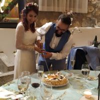 Corte de tarta en banquete