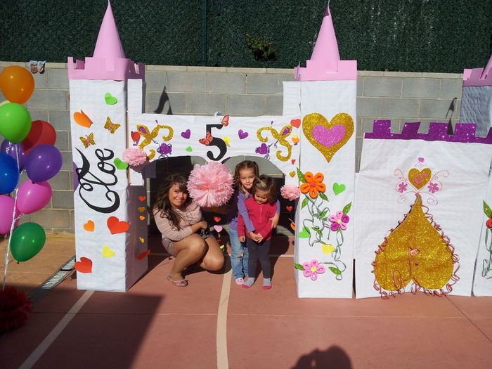 photocall castillo princesa
