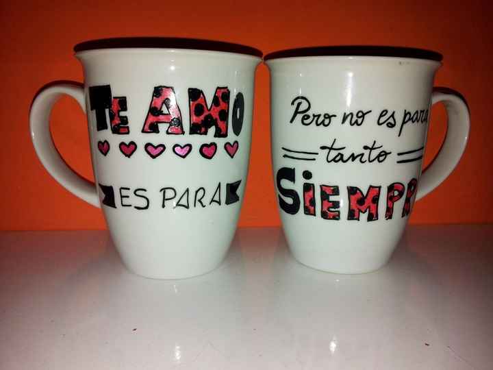 Taza personalizada pintada a mano