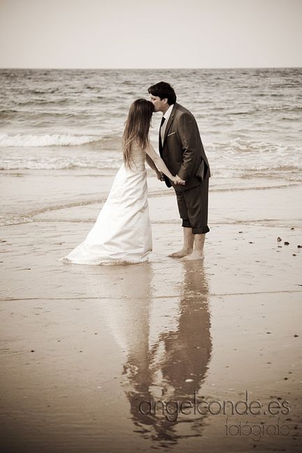 Postboda en la playa