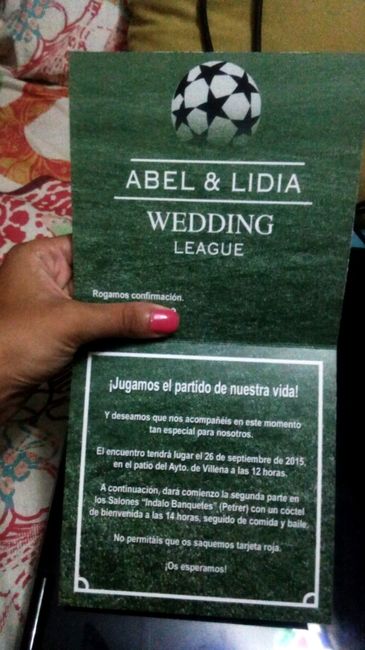 Preboda futbol!! me encantaaa!!! - 2