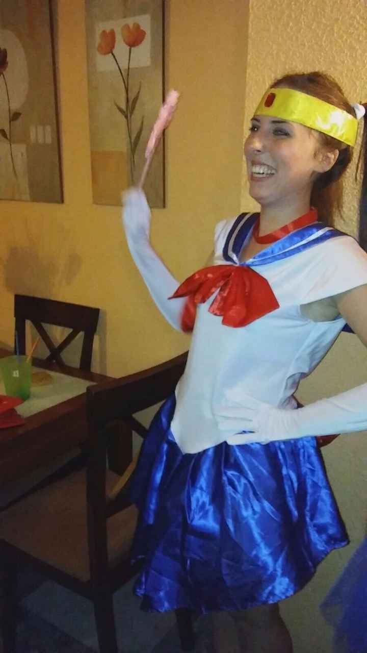 Super feliz de Sailor Moon por un día jajaja