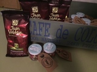 Café de Colombia y Caramelos de café