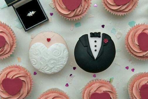 Cup cakes despedida de soltera y boda - 5