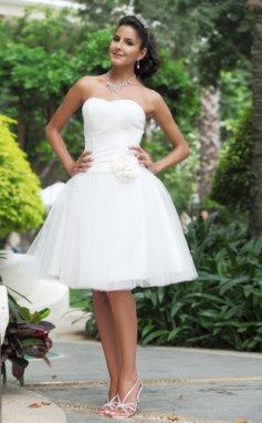 vestido boda corto 