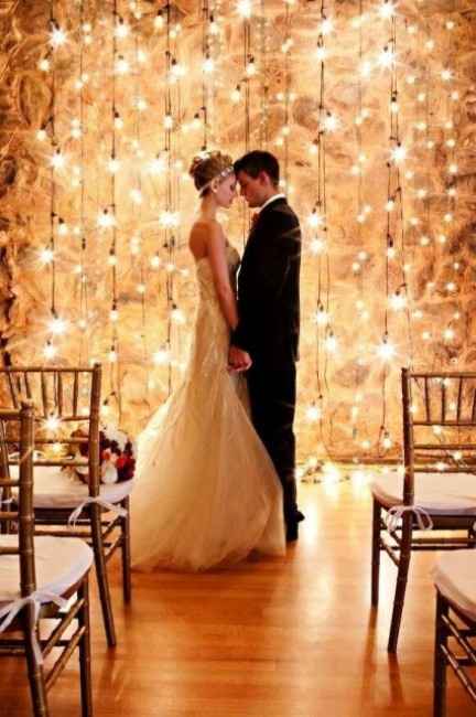 Cortina de luces para tu boda!! super bonito - 1