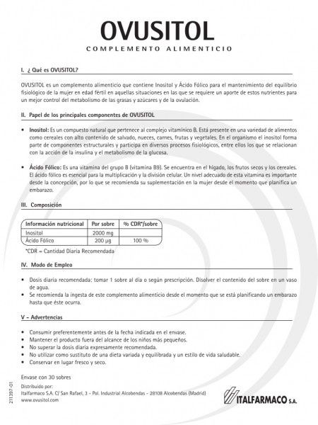 Ovusitol para quedarse embaraza? - 1
