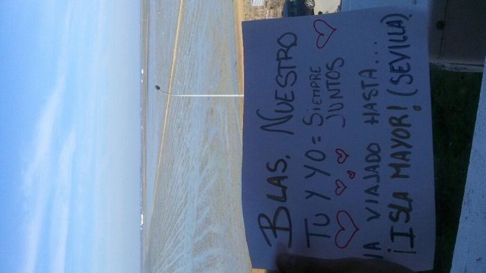 Ayuuda..!! sorpresa novio carteles - 1