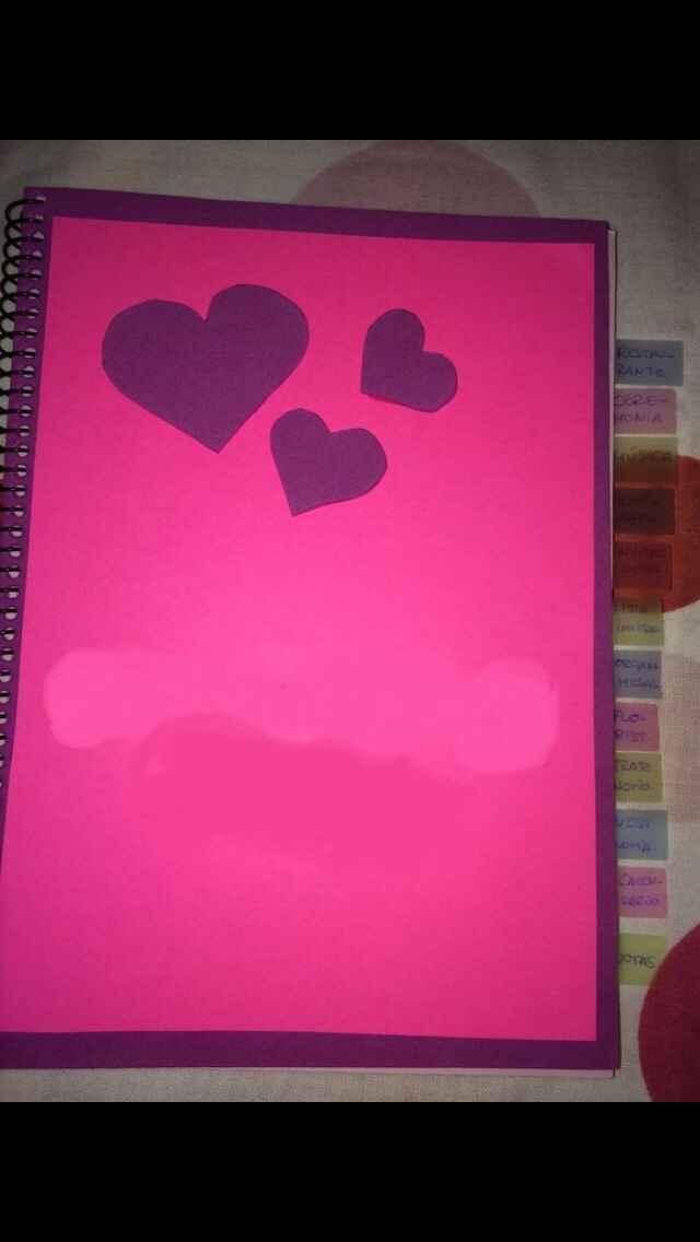 Agenda hecha por mi amiga