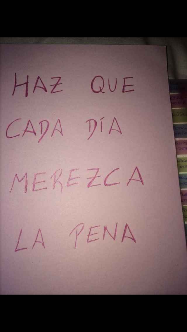 Agenda hecha por mi amiga