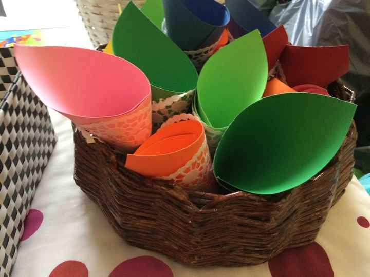 Mis conos para pétalos y arroz - 1