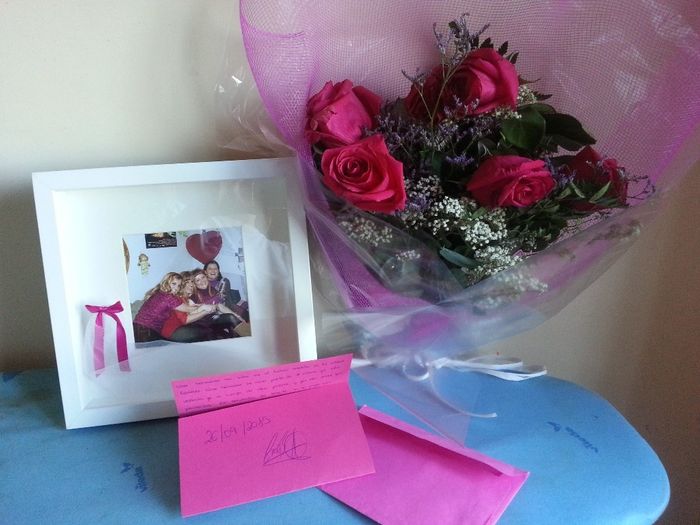 regalo hermanas ramo cuadro