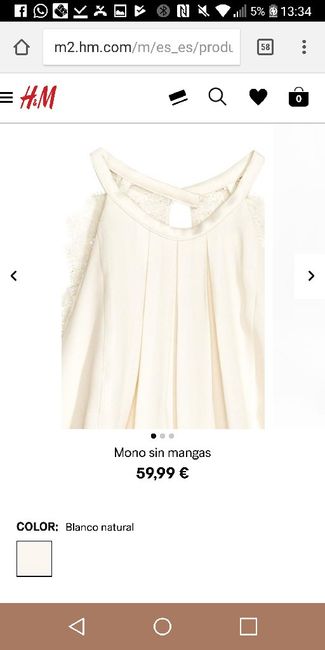 Mono blanco h&m - 3
