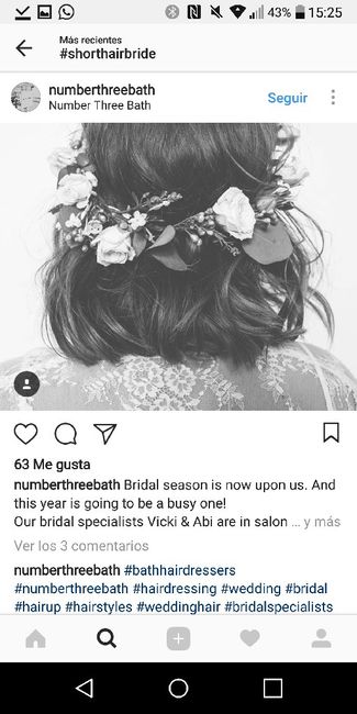 Mi peinado de novia es o fue... - 4