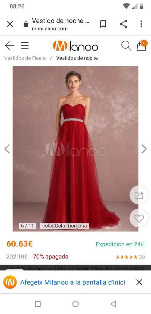 ¿Vestido de novia de color? - 1